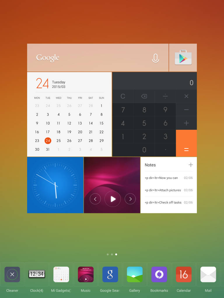 Xiaomi Mi Pad_widgets_2