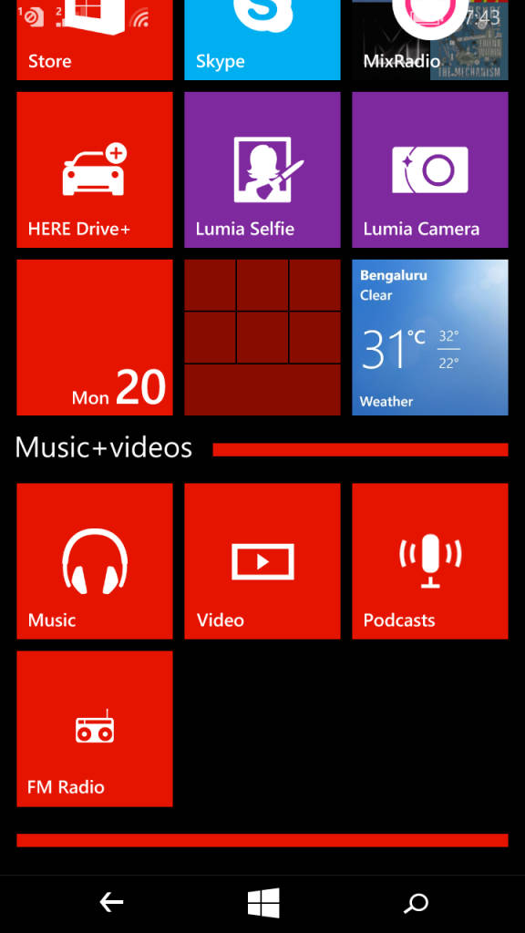 Microsoft Lumia 640 XL_app folders
