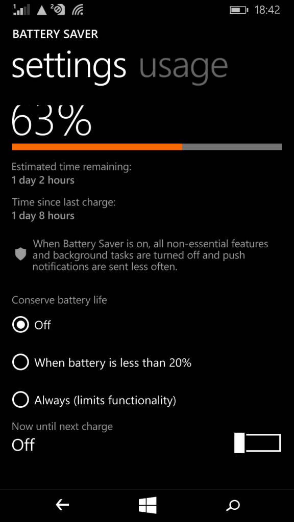 Microsoft Lumia 640_battery