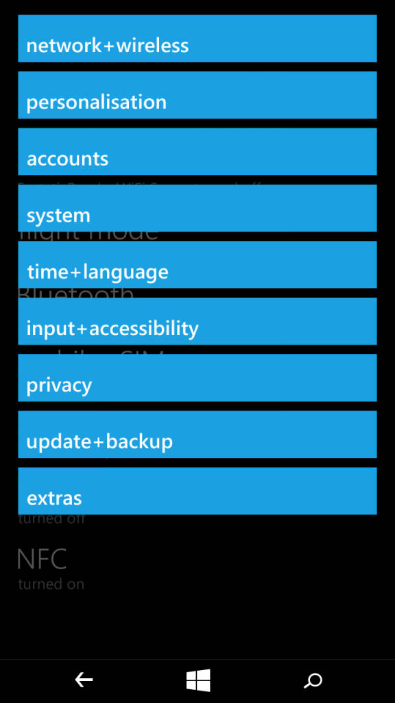 Microsoft Lumia XL_settings_2