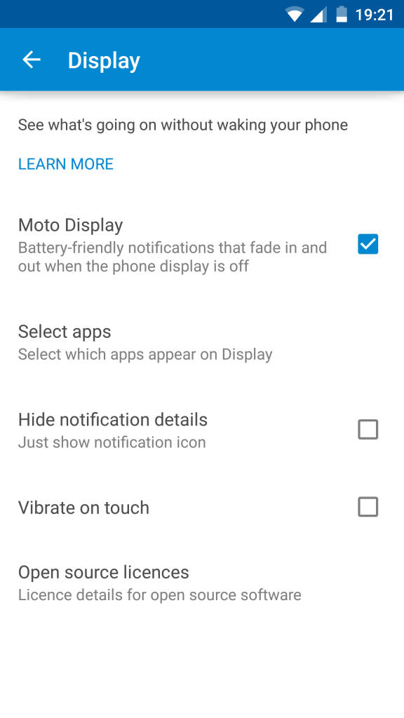 Moto Turbo_Moto Display