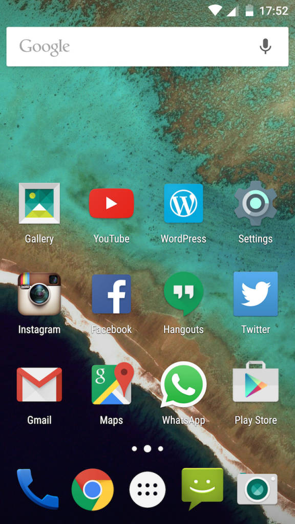 Moto Turbo_homescreen