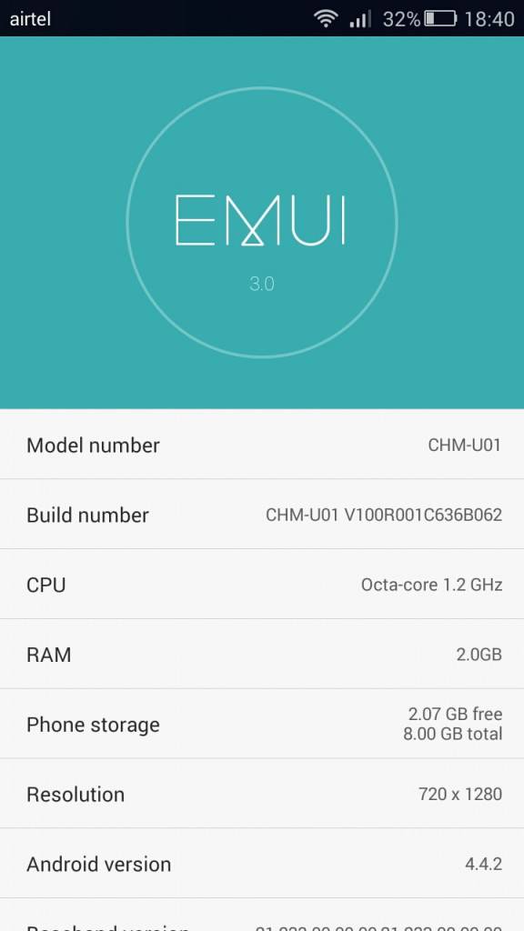 Honor 4C_about phone