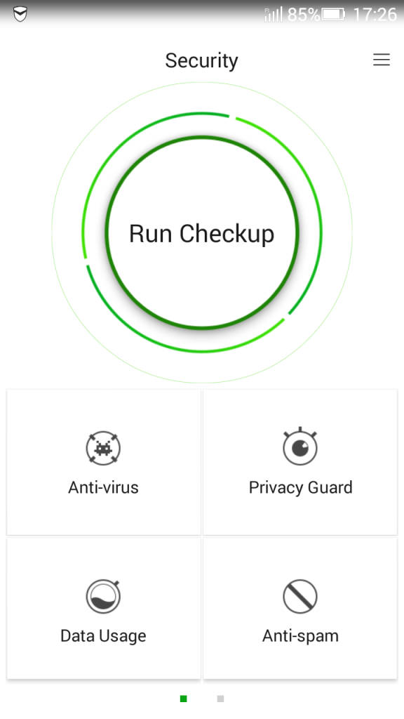 Lenovo A6000 Plus_Security app