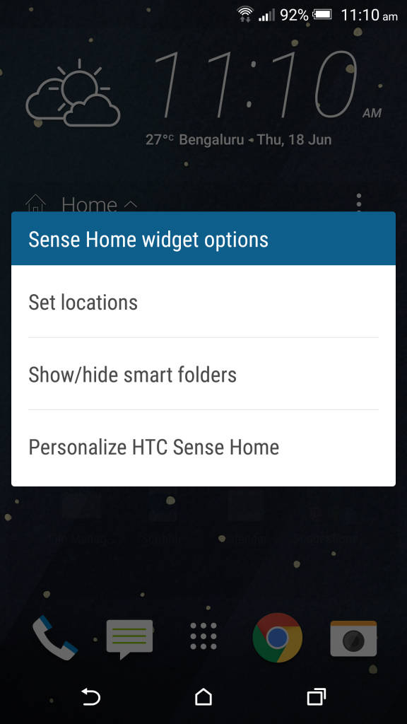 HTC One M9+_Sense home