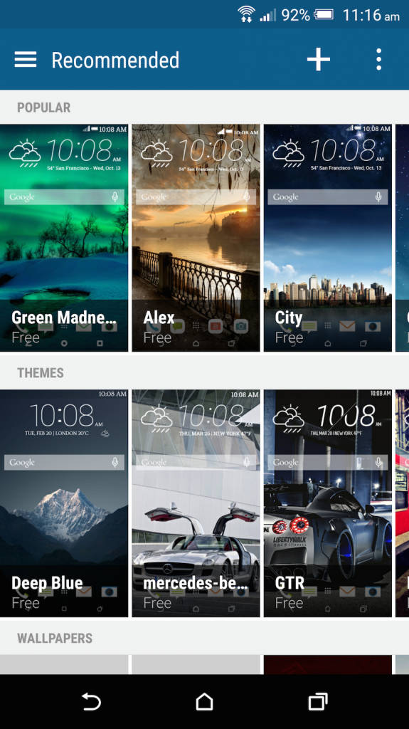 HTC One M9+_Themes
