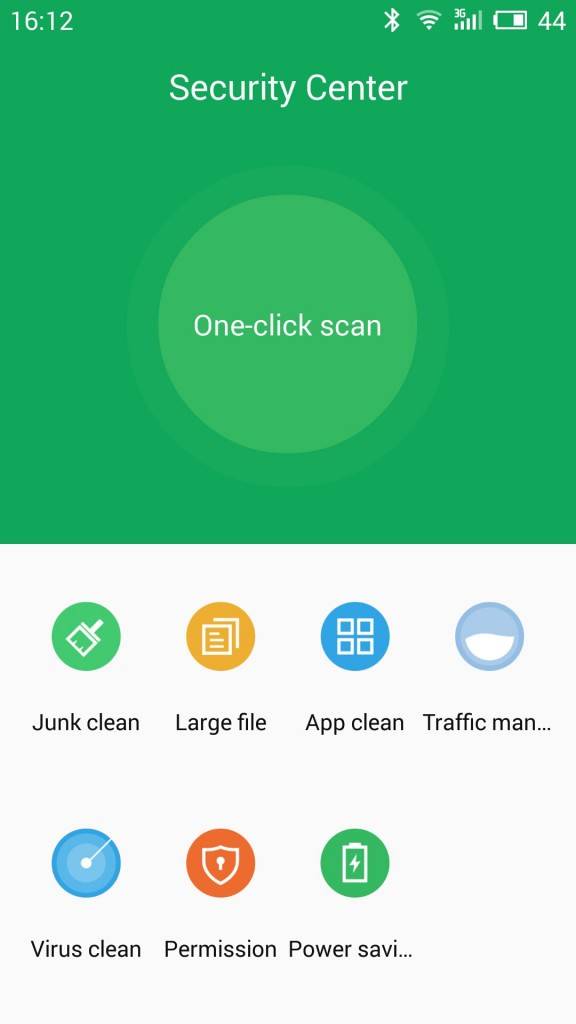 MEIZU m2 note_Security Center