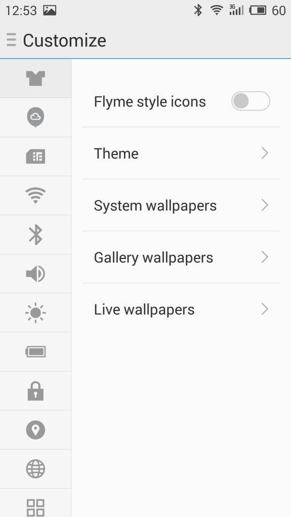 MEIZU m2 note_flyme icons