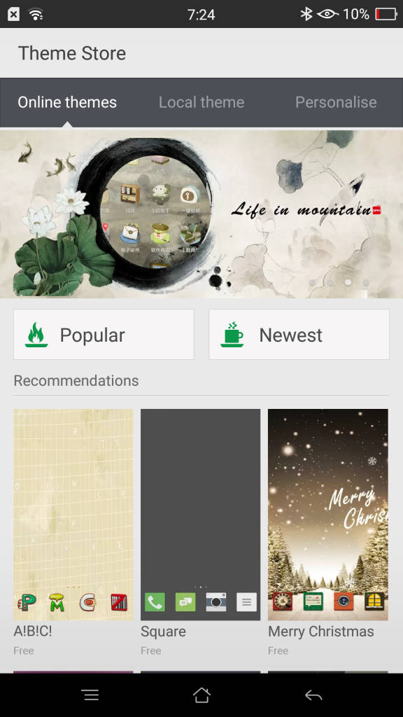 OPPO R7 Plus_Themes