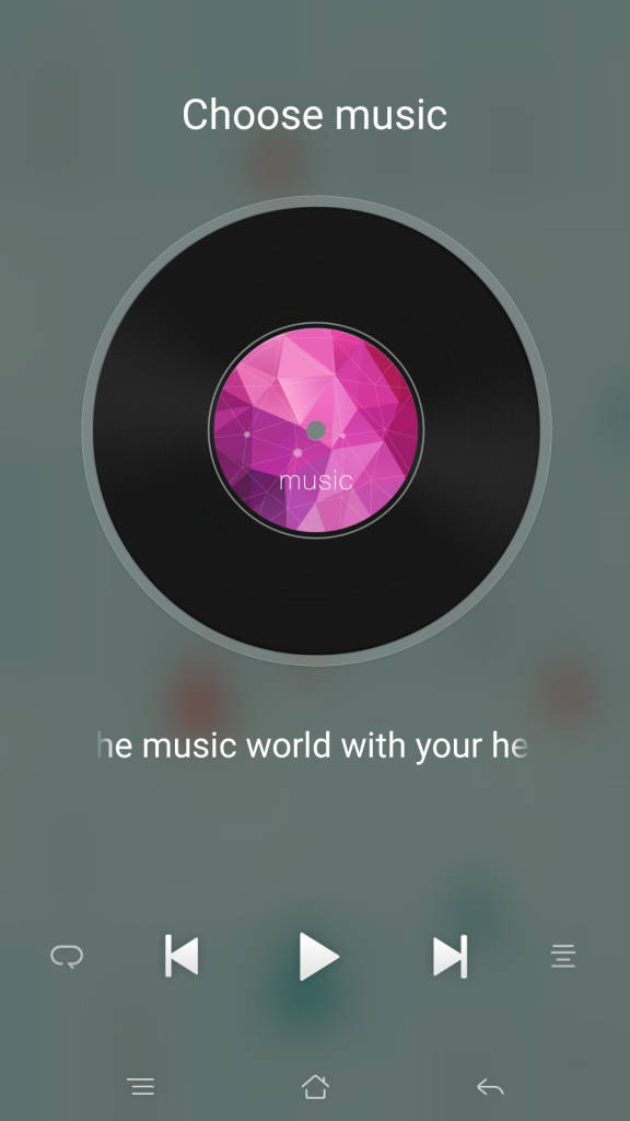 OPPO R7 Plus_music space