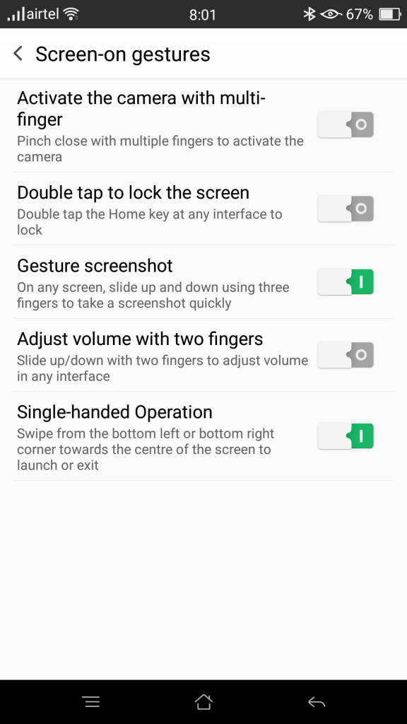 OPPO R7 Plus_screen on gestures