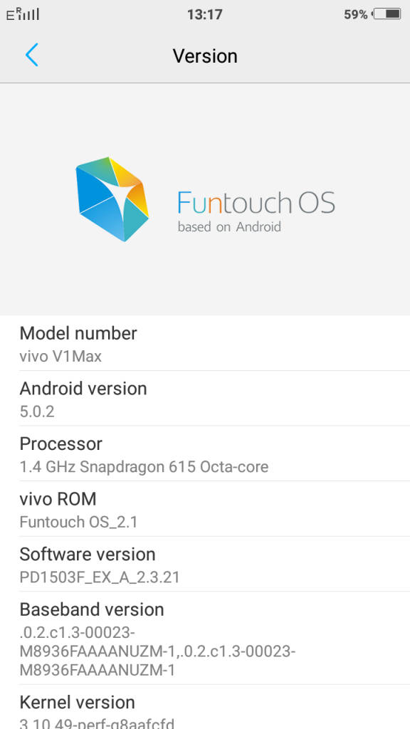 vivo V1Max_about phone
