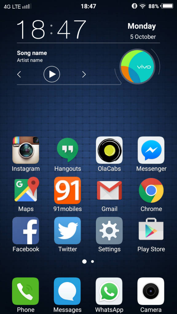 vivo V1Max_homescreen
