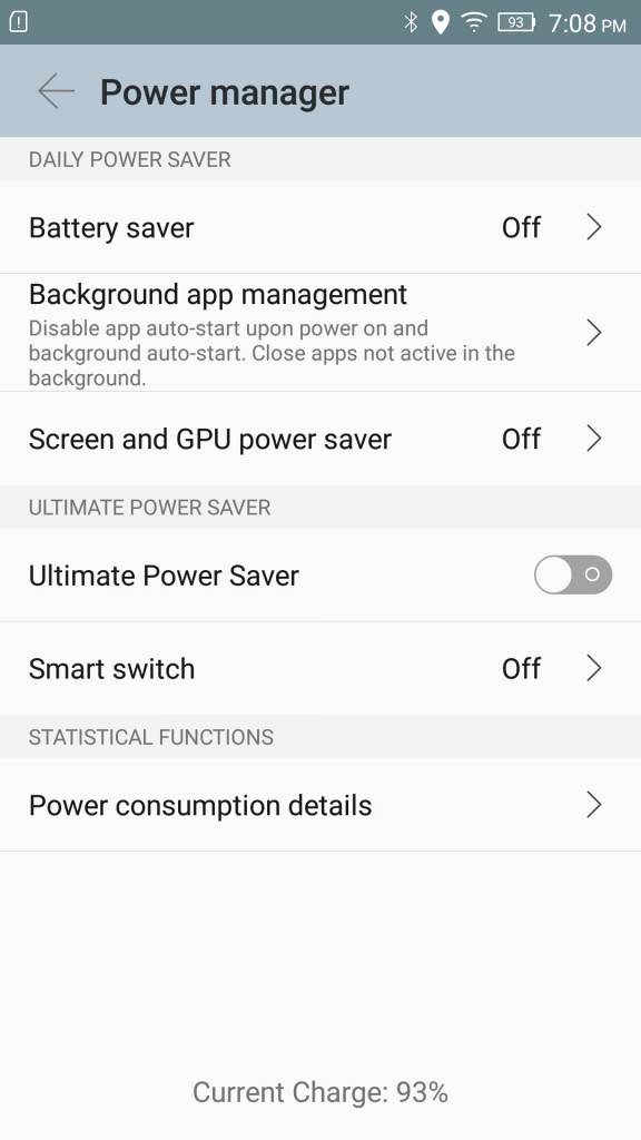 Lenovo Vibe Shot_power manager