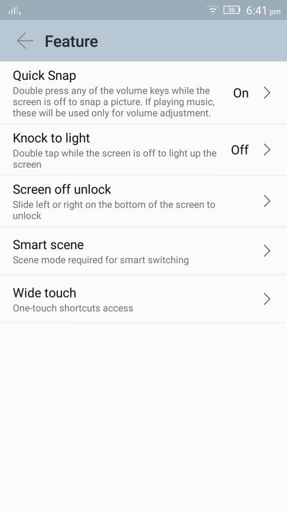 Lenovo Vibe S1_Feature