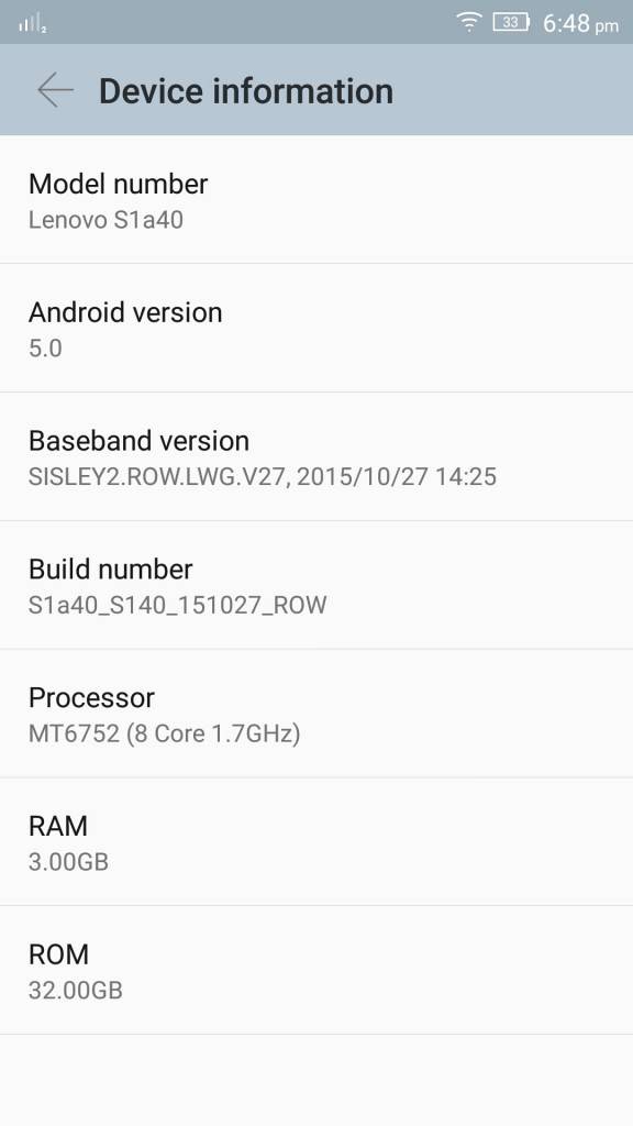 Lenovo Vibe S1_about phone