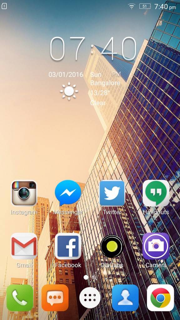 Lenovo Vibe P1_homescreen