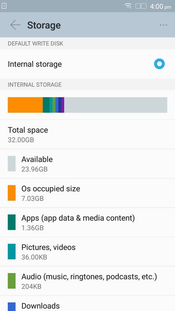 Lenovo Vibe P1_storage