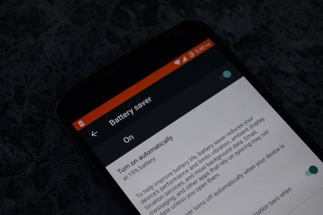 Use battery saving modes
