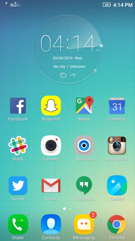 Lenovo Vibe K5 Plus_homescreen