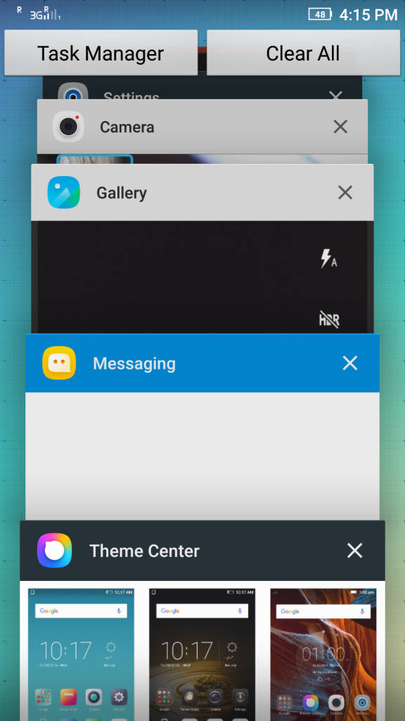 Lenovo Vibe K5 Plus_task manager