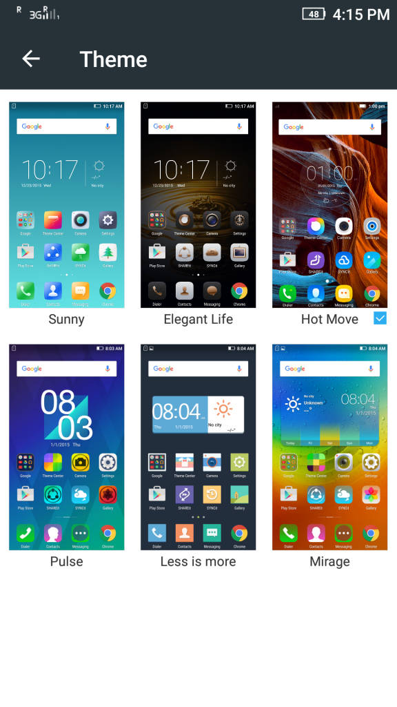Lenovo Vibe K5 Plus_themes
