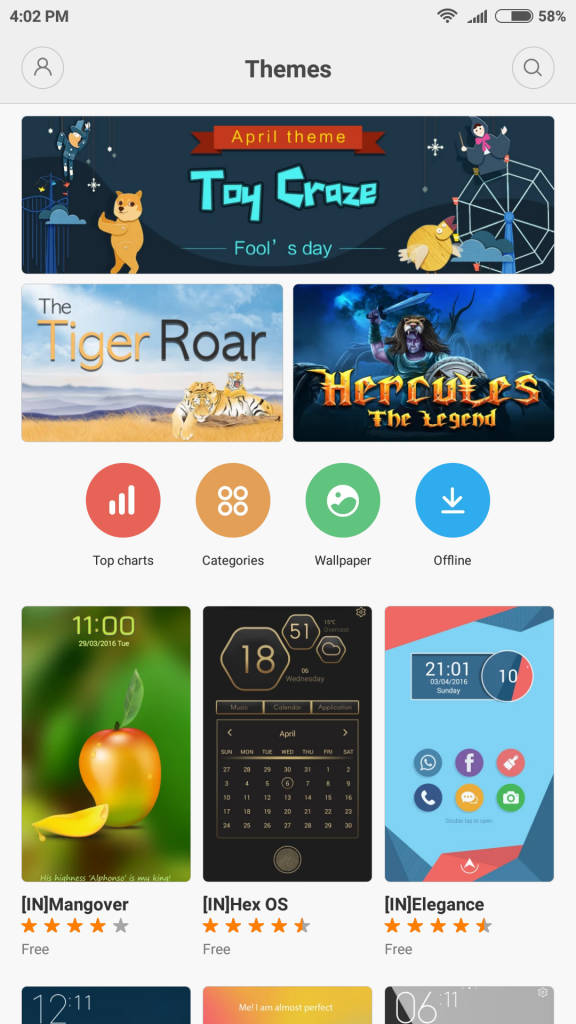 Xiaomi Mi 5_themes
