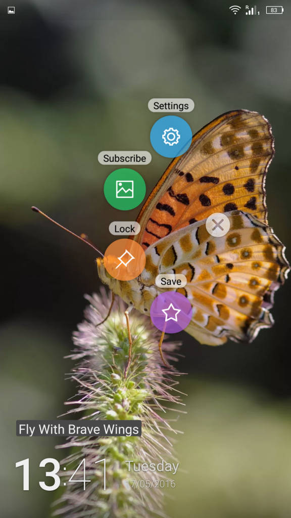 Gionee Marathon M5 Plus_lockscreen