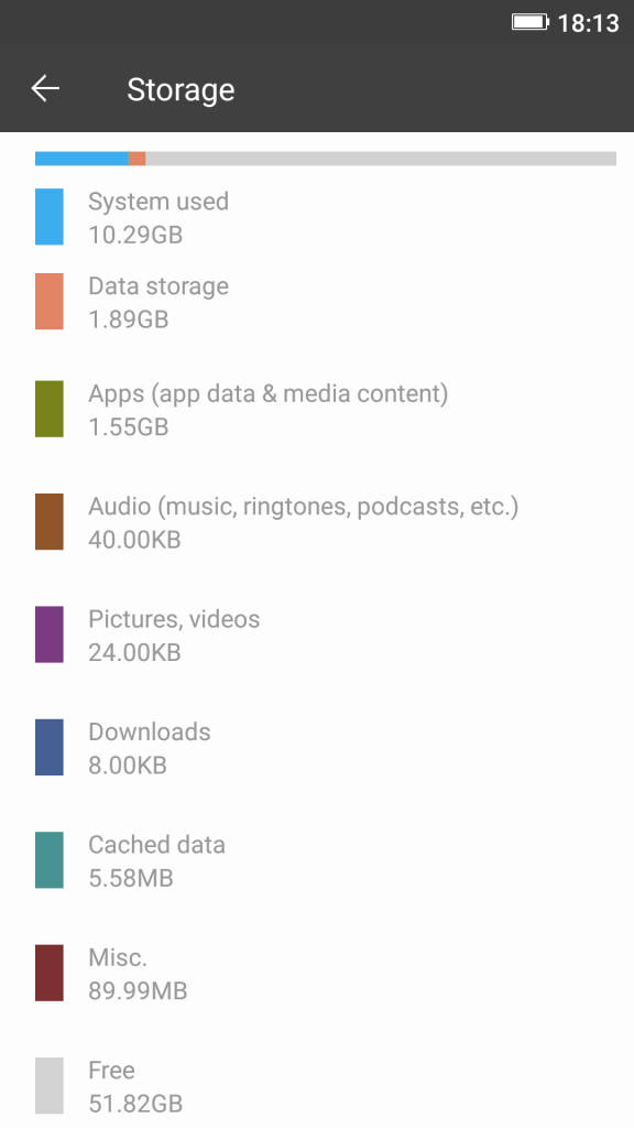Gionee Marathon M5 Plus_storage