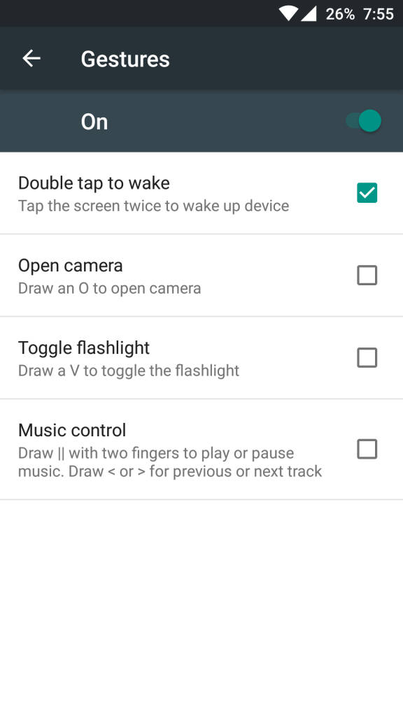 OnePlus 3_gestures