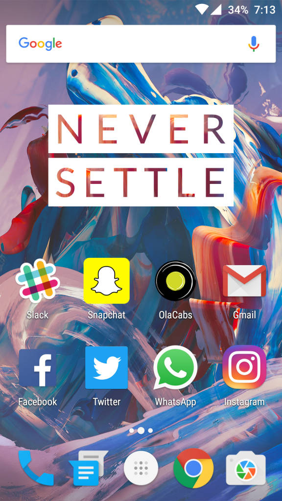 OnePlus 3_homescreen