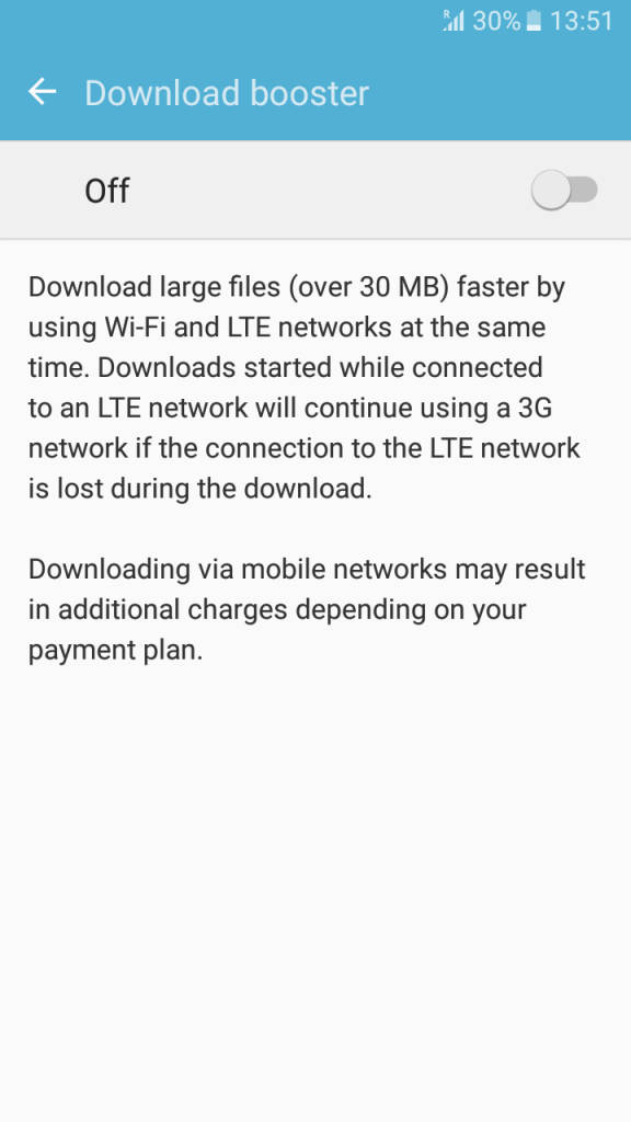 Samsung Galaxy J2_download booster