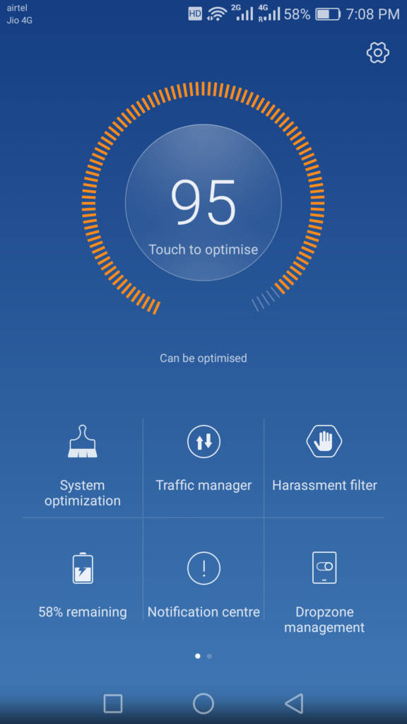 Honor 6X_phone manager