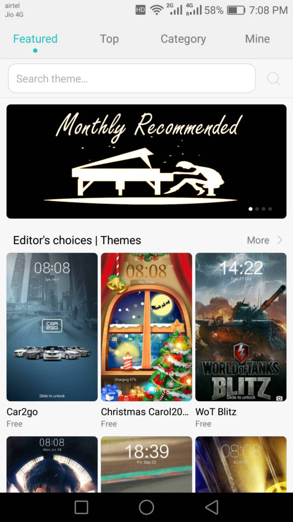 Honor 6X_themes