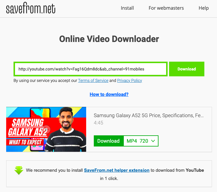 YouTube video download: How to download MP4 videos from YouTube for free and laptop | 91mobiles.com