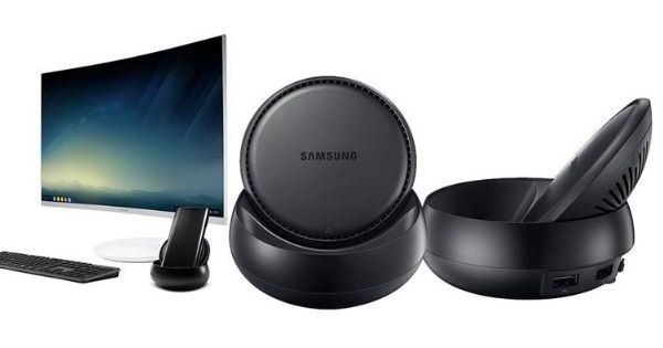 The Samsung Galaxy S8’s DeX Station dock converts the phone into a