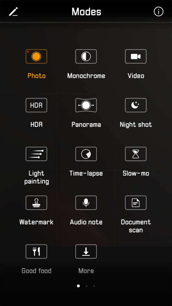 Huawei P10_camera_shooting modes