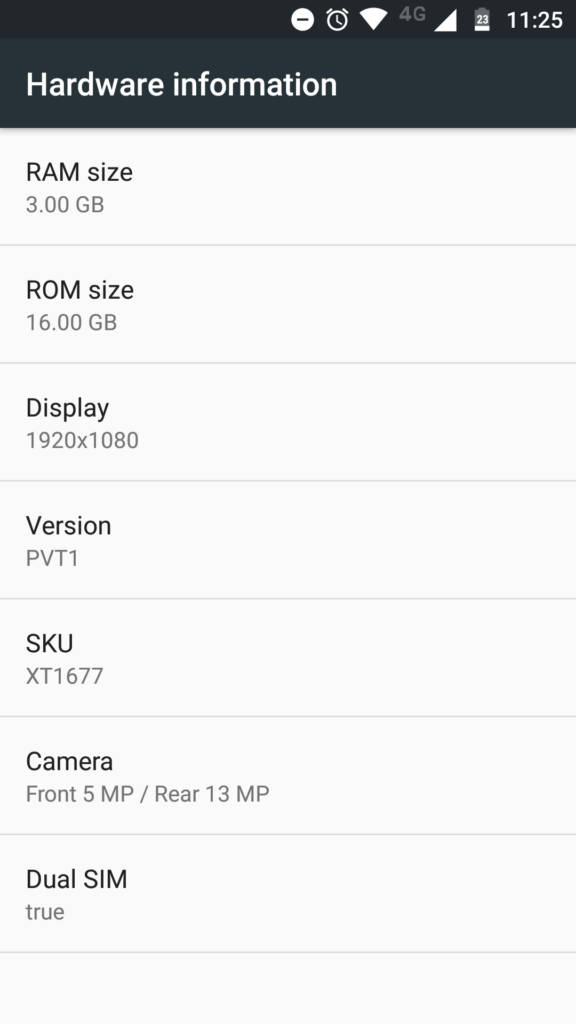 Moto G5_hardware info
