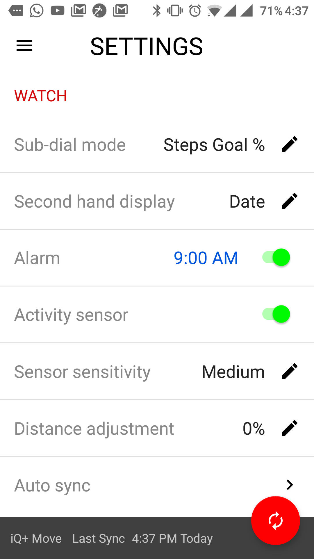 TImex IQ+ Move app 3