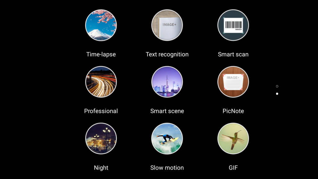 Gionee A1_camera modes