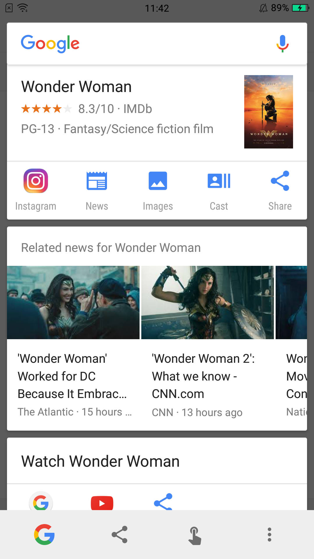 OPPO F3 Google AI Screenshot 2
