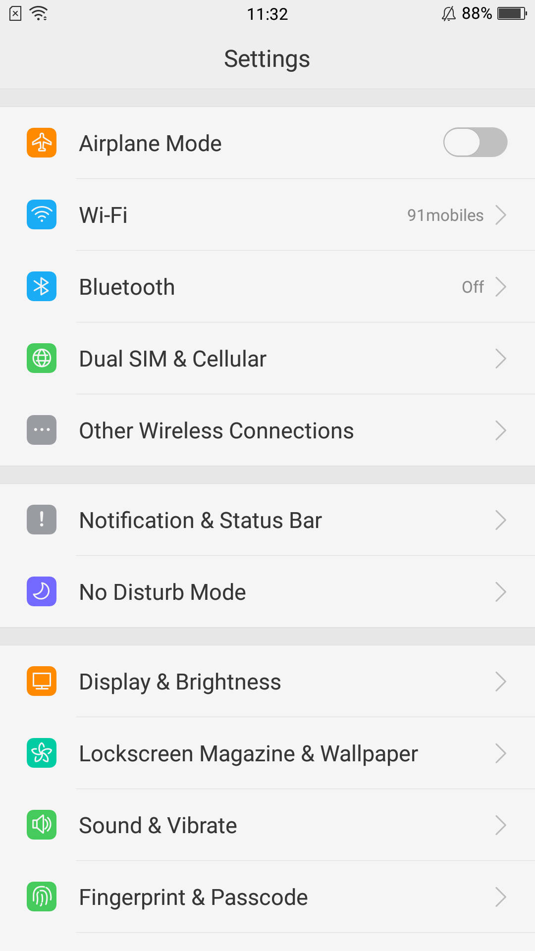 OPPO F3 UI Screenshot 3
