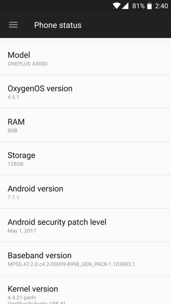 OnePlus 5_about phone