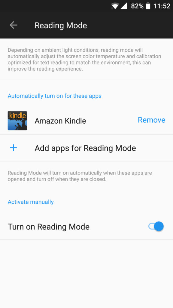 OnePlus 5_reading mode