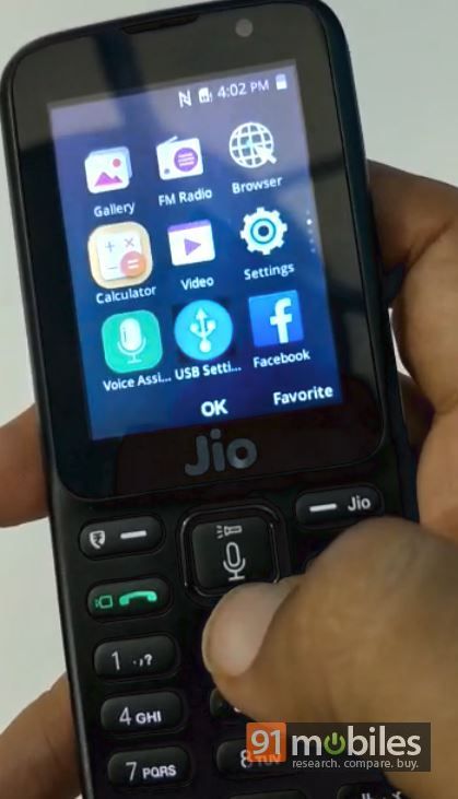 Jiophone With Youtube And Facebook Apps Usb Tethering Spotted