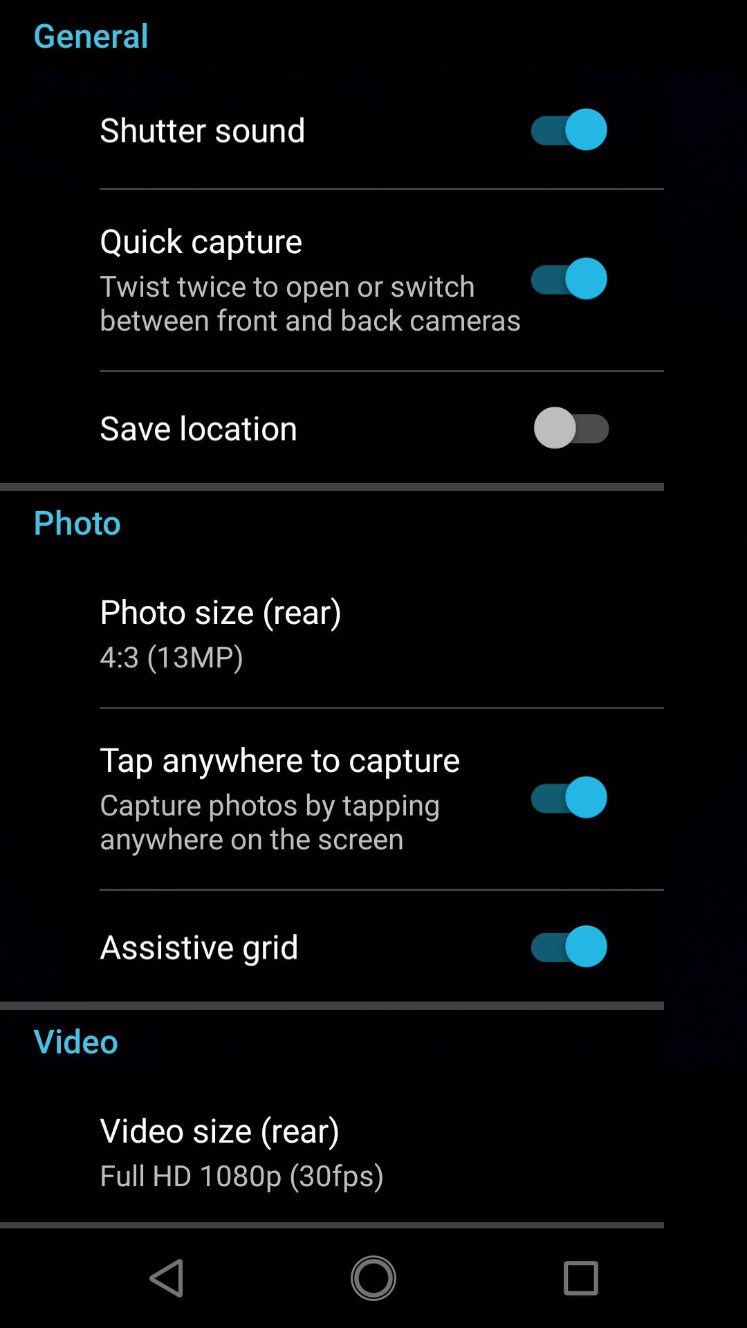 Moto G5s Plus Camera UI 3