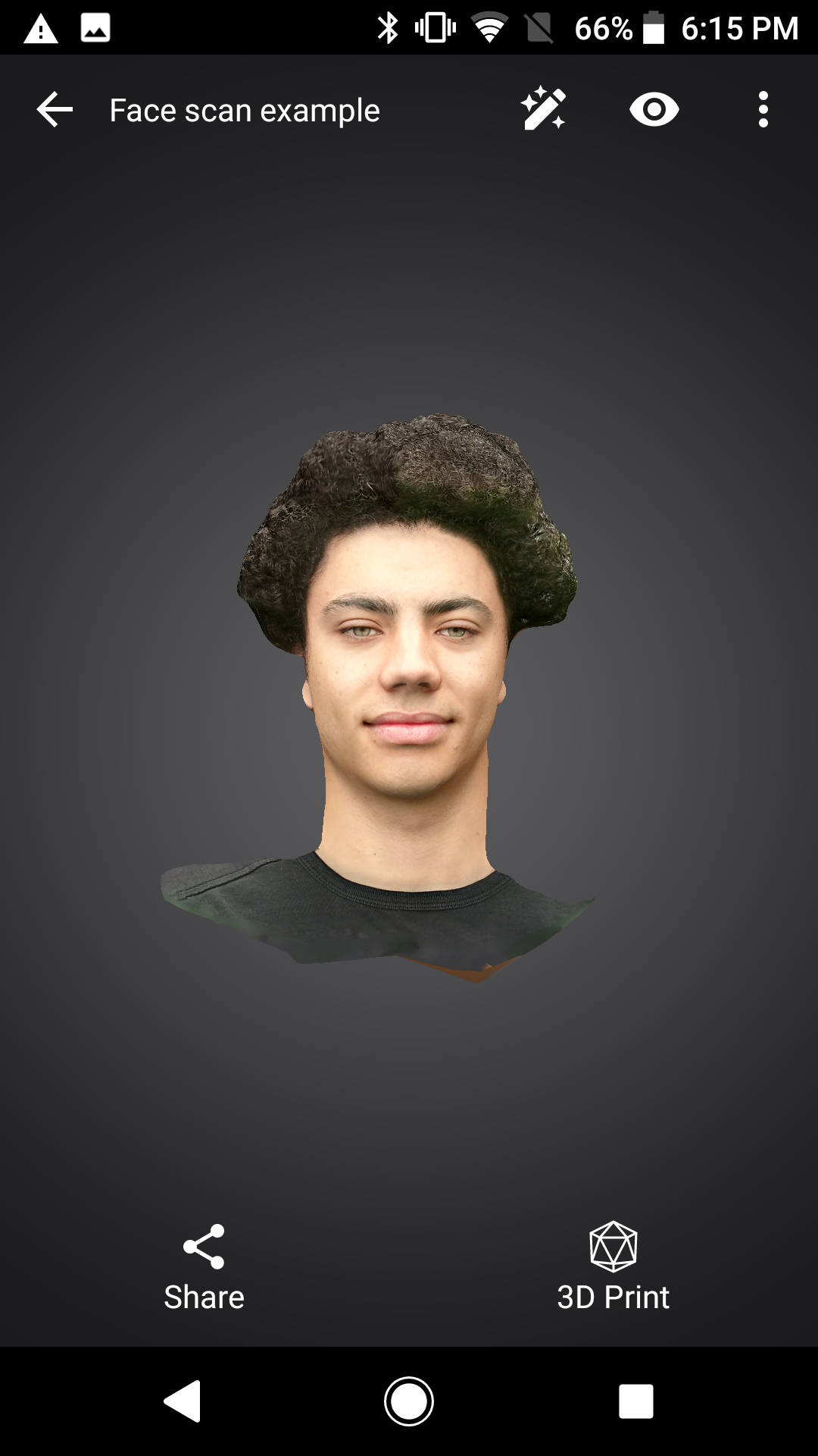 Sony Xperia XZ1 3D creator app 2