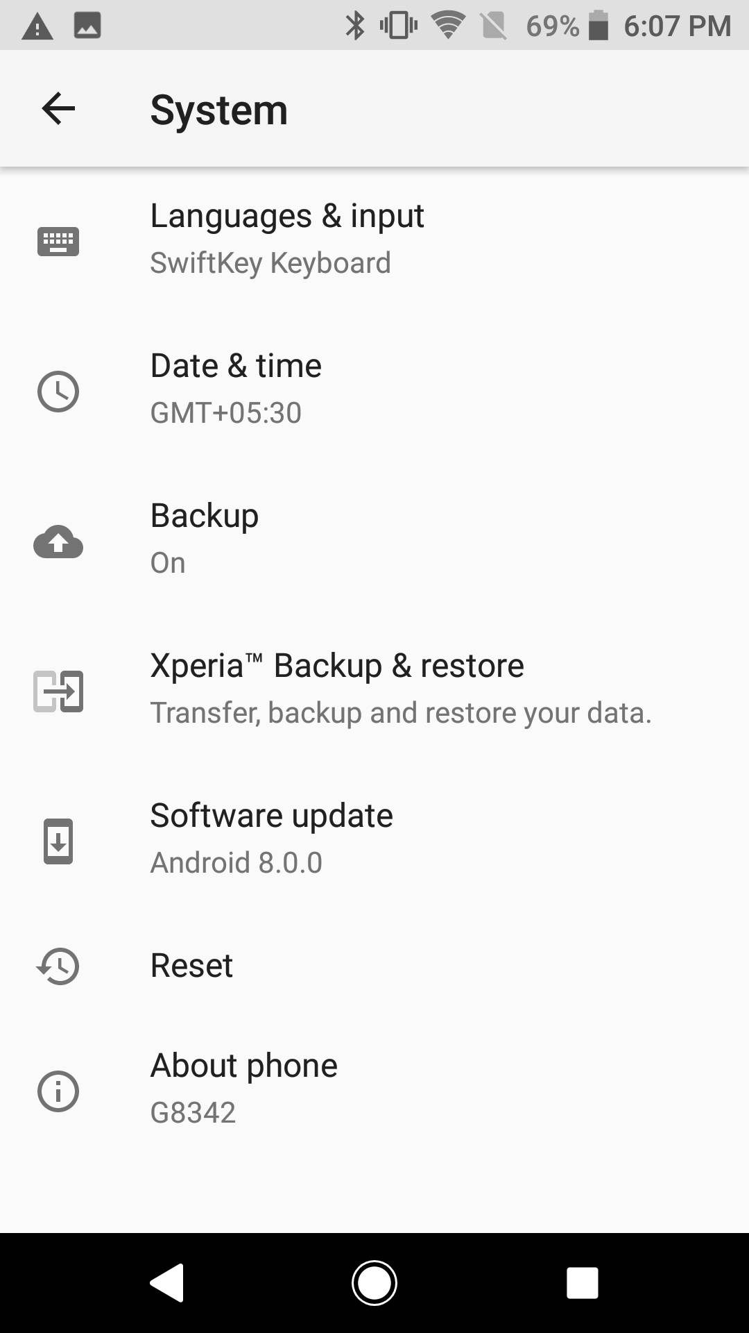 Sony Xperia XZ1 3D software 2