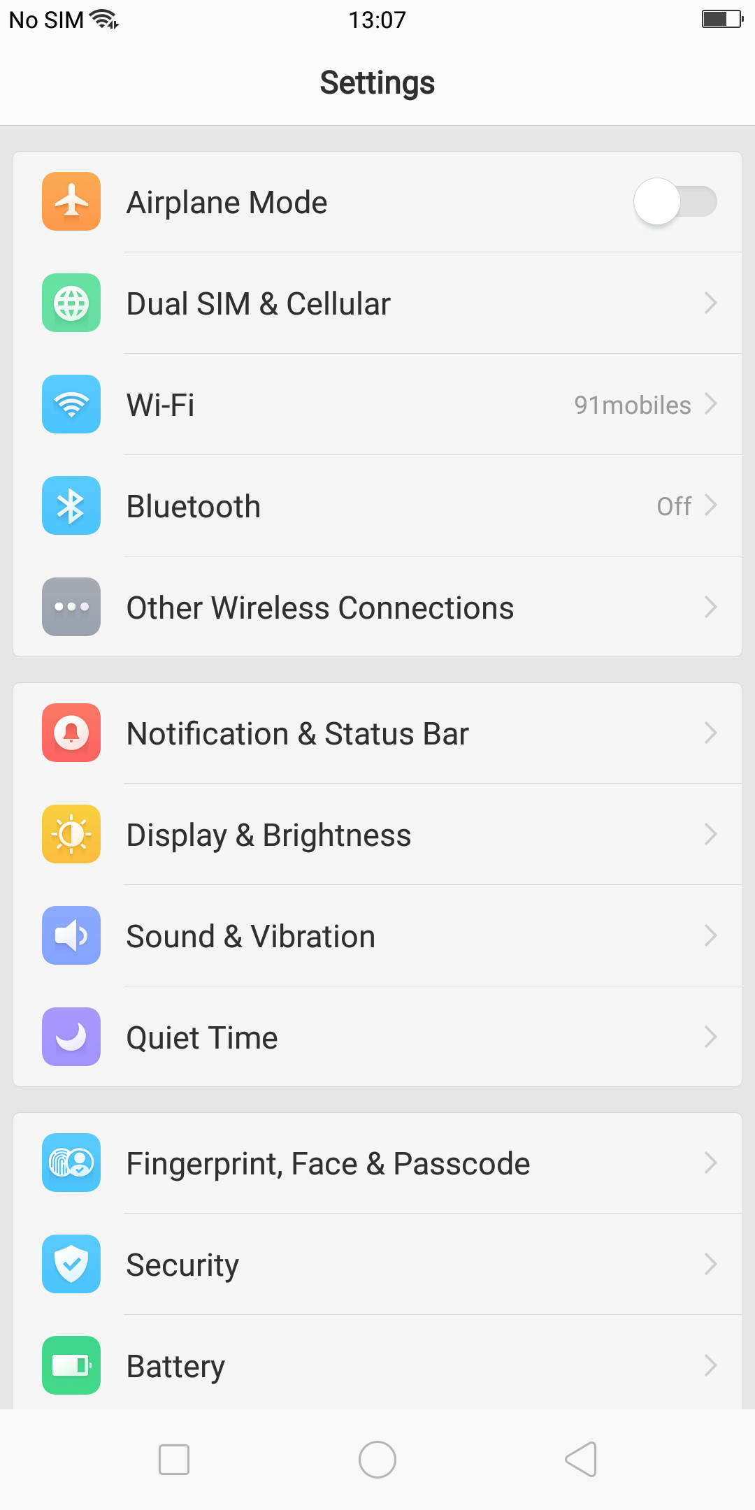 OPPO F5 UI 2