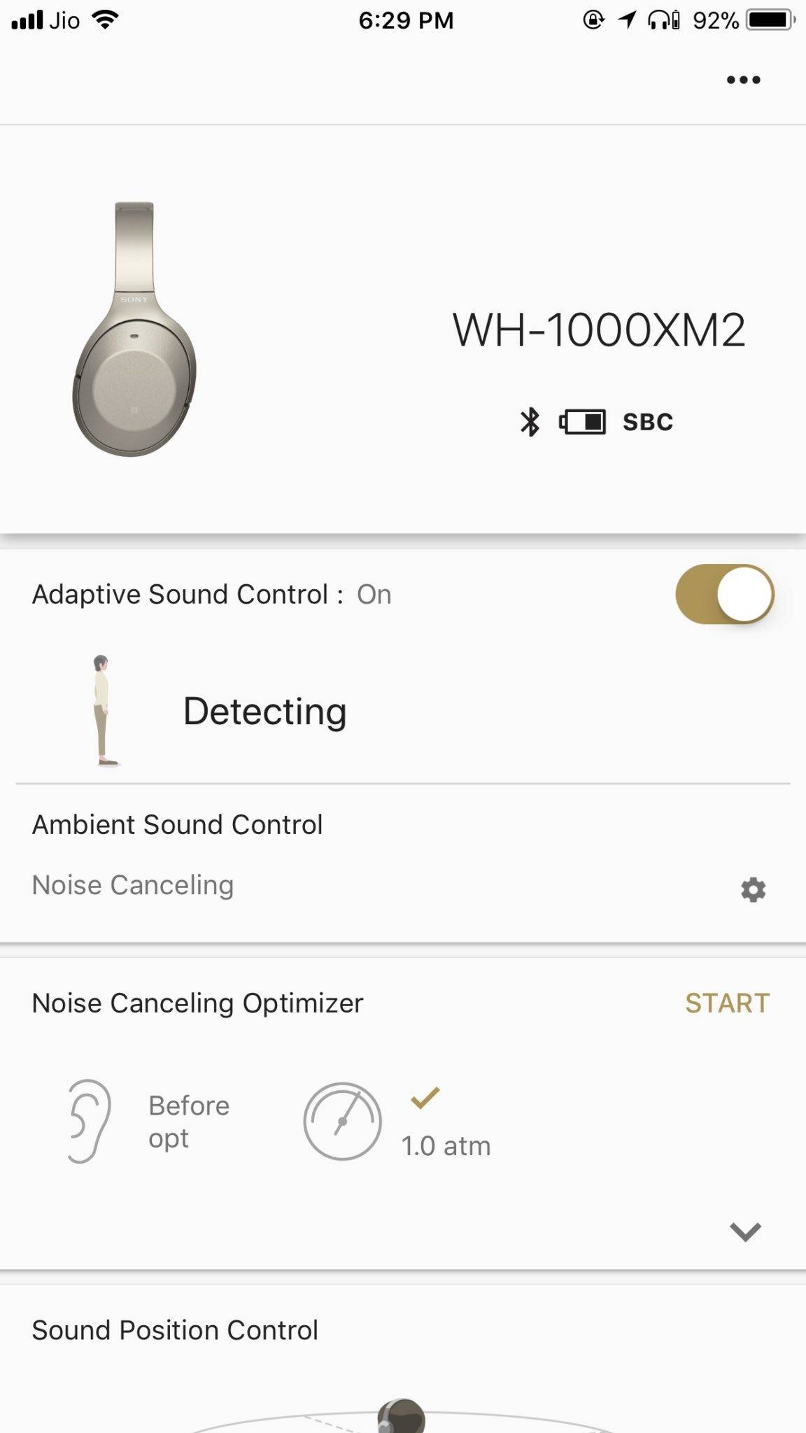 Sony WH-1000xM2 app 1